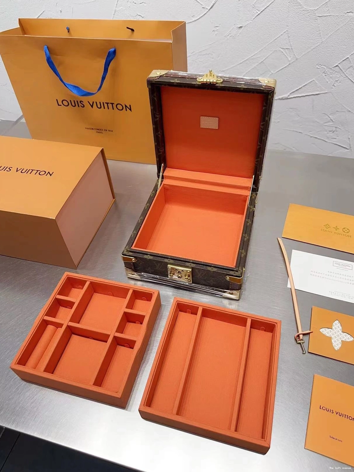 LV BOX CUSTOM JEWELRY 0807